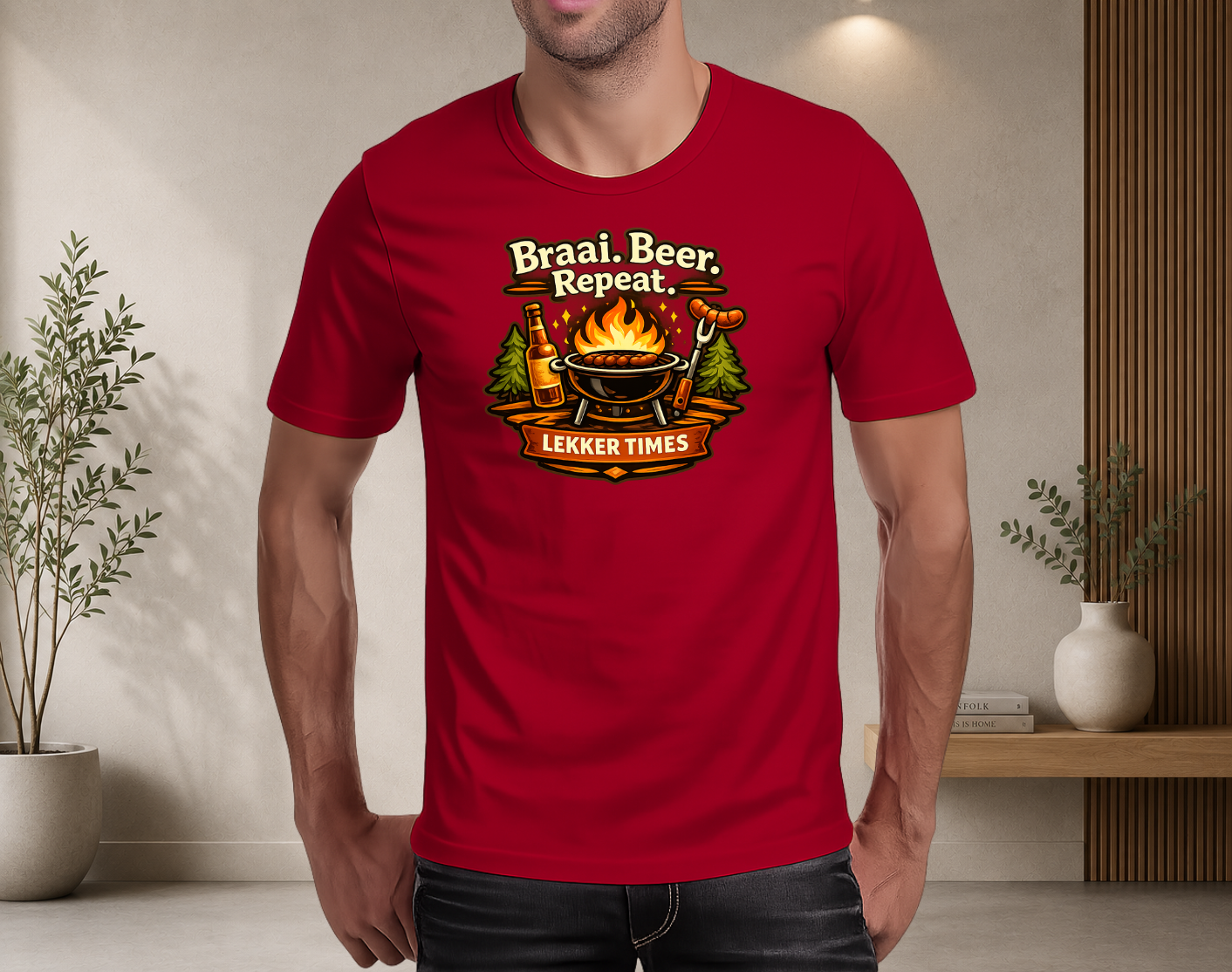 Braai. Beer. Repeat - variant