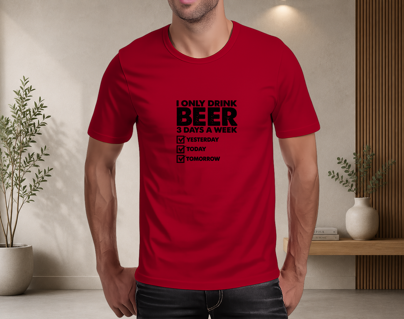 I drink beer 3 days a week