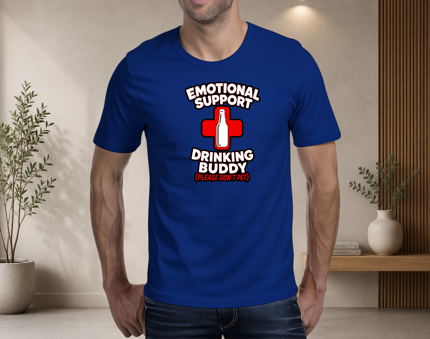 Emotional Support Drinking Buddy T-Shirt