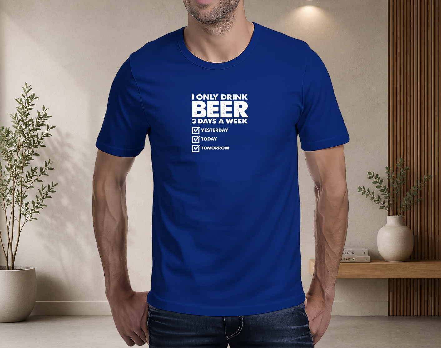 I drink beer 3 days a week