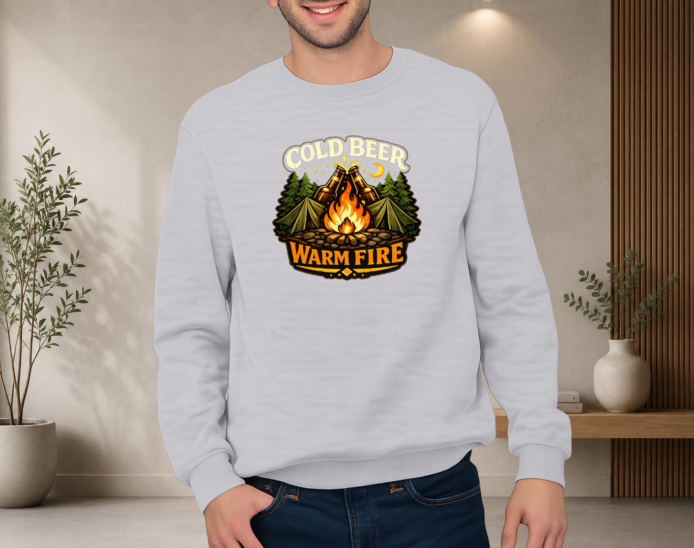 Cold Beer, Warm Fire