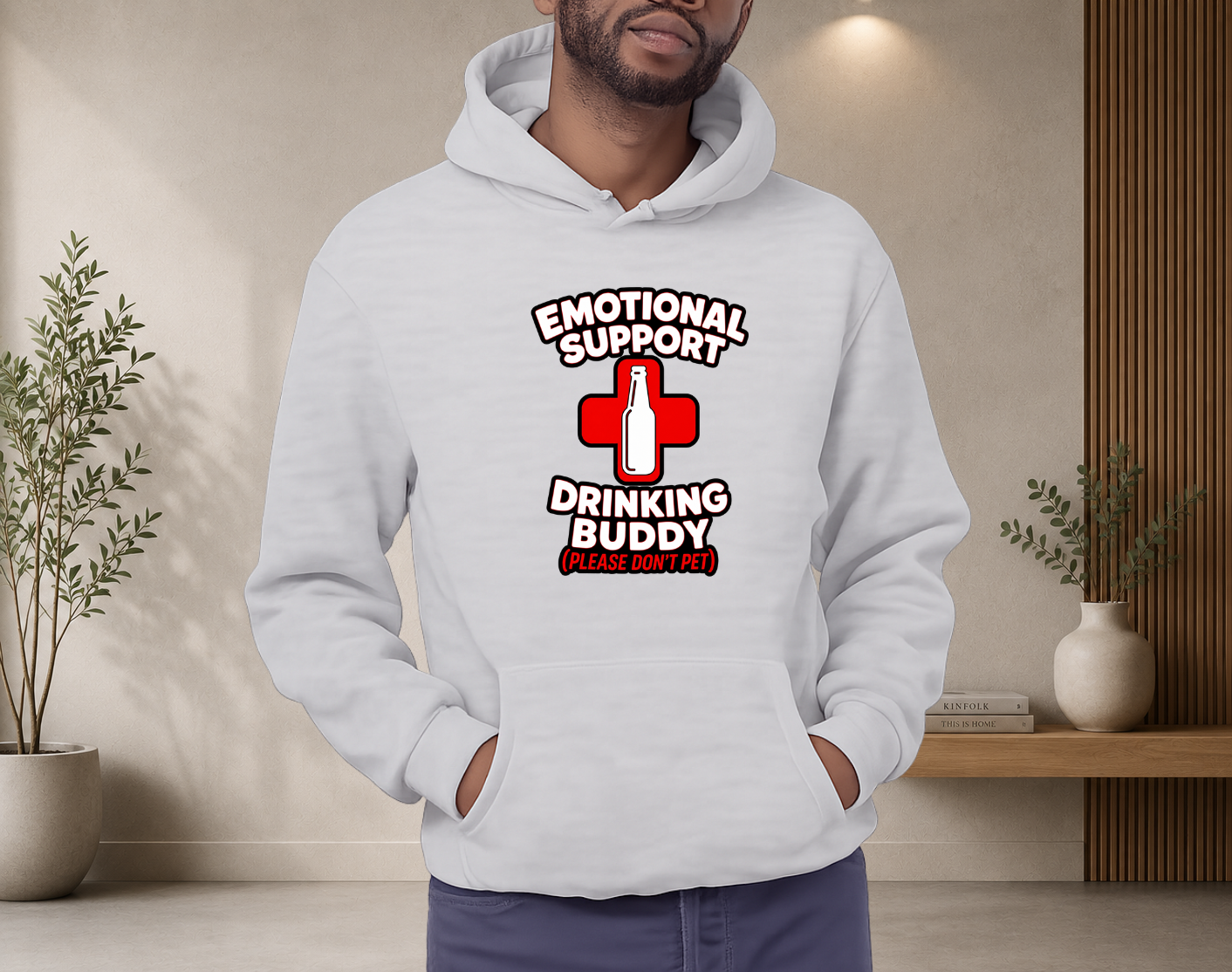 Emotional Support Drinking Buddy - Hoodie