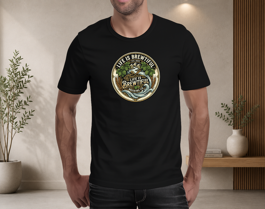 Life is Brewtiful - Round logo