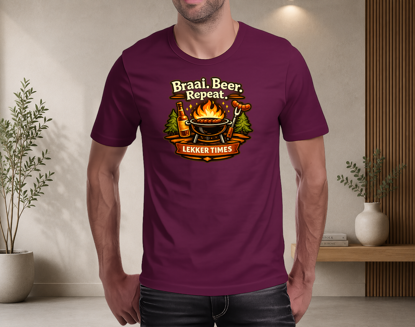 Braai. Beer. Repeat - variant