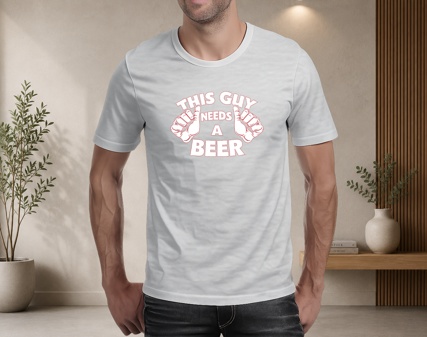This guy needs a beer